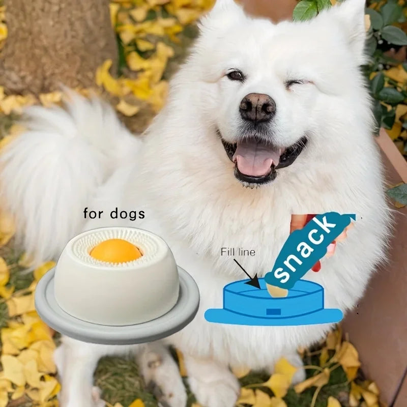 Lick Toys For Dogs Interactive Dog Toys Slow Feeder Food Dispenser For Puppy Training Enrichment Cat Feeding Crate Accessory